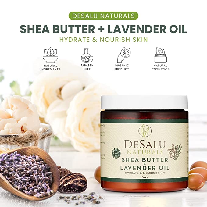 Desalu Naturals Pure African Shea Butter with Lavender Oil.