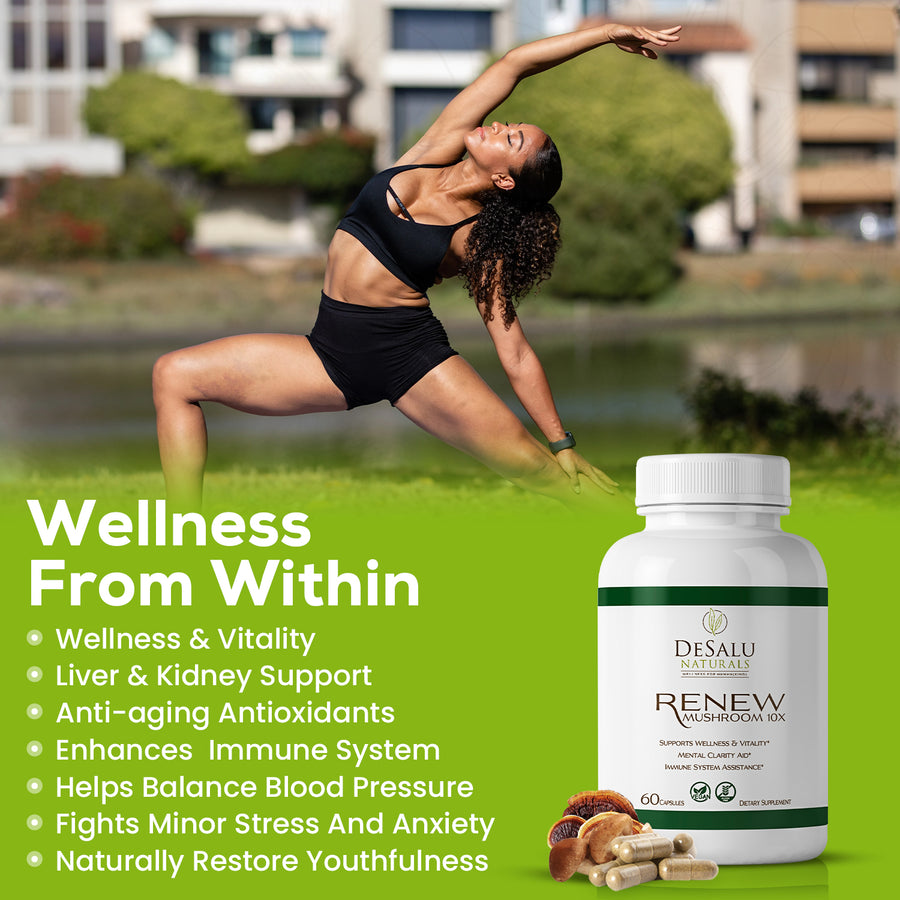 Desalu Naturals Mushroom 10x Complex Vitamins
