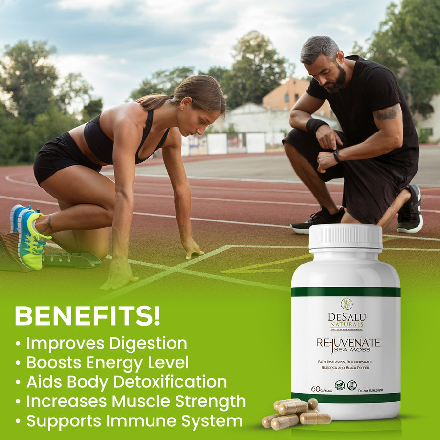 Desalu Naturals Organic Irish Sea Moss Capsules